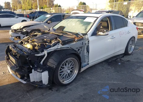 2019 Infiniti Q50 3.0T Luxe z USA, uszkodzony, nr VIN JN1EV7AP7KM514227